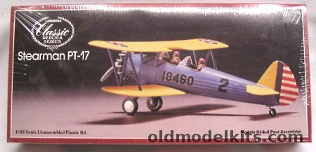 Lindberg 1/48 Stearman PT-17 Kaydet Trainer, 70533 plastic model kit